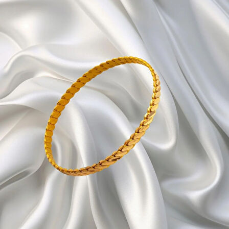 22 Ayar Çocuk Üçlü Burma Bilezik 8 Gr