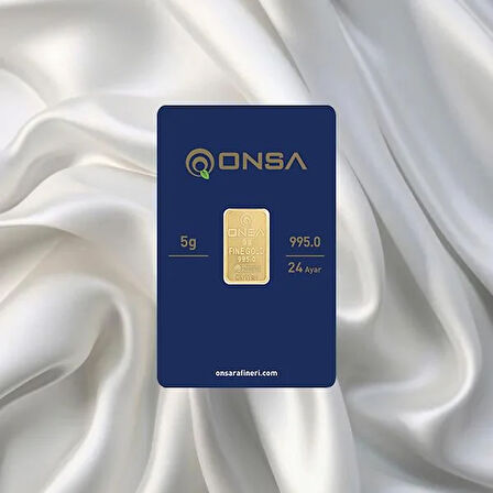 5 Gr 24 Ayar Onsa Gram Altın
