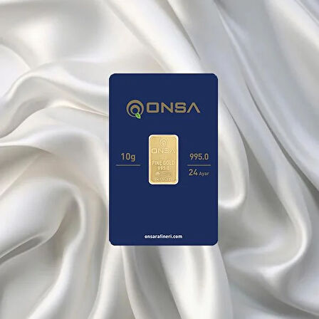 10 Gr 24 Ayar Onsa Gram Altın