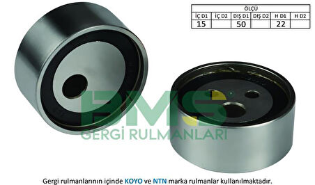 EKSANTRİK GERGİ RULMANI R19 1.2-1.4 -CLIO 1.2-1.4-KANGOO 1.2-MEGANE 1.4-CLIO-KANGOO-TWNG 1.2 MEGANE 1.6 - K7J