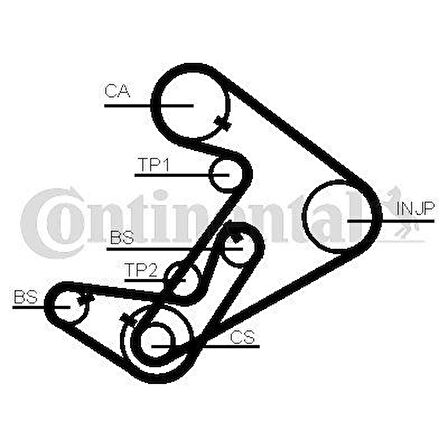 TRİGER KAYIŞI 099x190 HYUNDAI H100 H200 STAREX 2.5D8V MITSUBISHI L200 L300 L400 2.5D 8V KIA