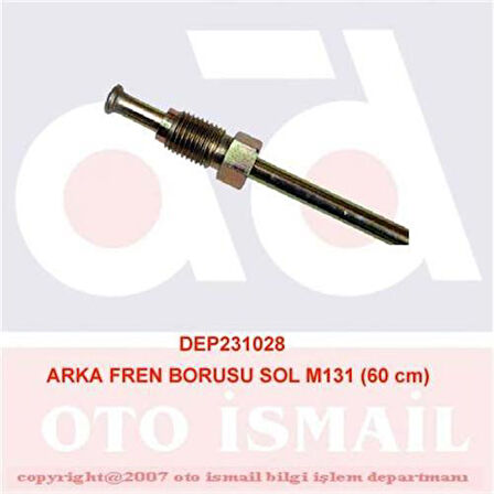 ARKA FREN BORUSU SOL M131 DKŞ 60 cm