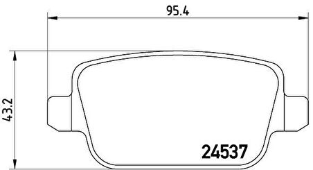 ARKA FREN BALATASI MONDEO IV CA2 07 14 S-MAX 09 06 S-MAX 09 KUGA I 08 12 GALAXY III 06 VOLVO S80 II 06 S80 07 V70 06 V70 07 XC70 06 FREELANDER 2 2.2