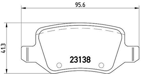 FREN BALATASI ARKA MERCEDES W168 W169 W245 W414