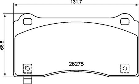 FREN BALATASI ON TESLA MODEL 3 5YJ3 2020 MODEL Y 5YJY 2019