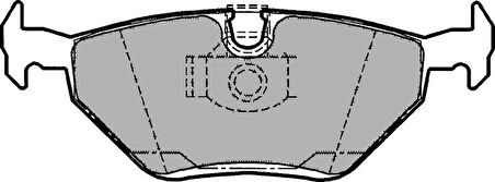 FREN BALATASI ARKA BMW E39