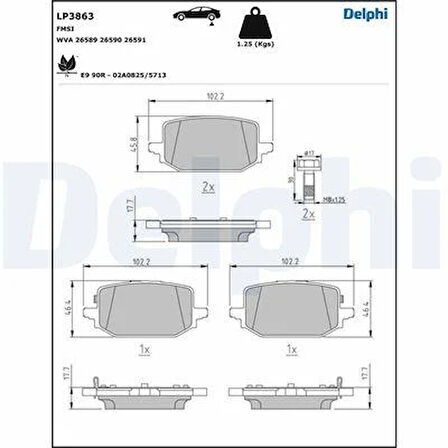 FREN BALATASI ARKA RENAULT AUSTRAL 23 NISSAN QASHQAI J12 22