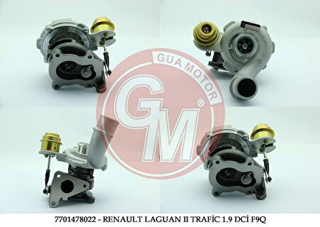 7701478022-TURBO LGN II-TRAFIC II-MASTER II-MGN 1.9 DCİ F9Q -MOVANO-VIVARO 1.9 DTİ