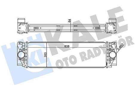 TURBOSARJ RADYATORU MERCEDES SPRINTER B906 . VW CRAFTER 30-35-50