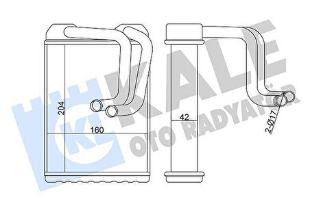 KALORİFER RADYATÖRÜ HONDA ACCORD 2.0L F20A CB3 90-93 - ALEMİNYUM
