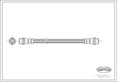 FREN HORTUMU ARKA MERCEDES SPRINTER B904 B905 . VW LT 28-46