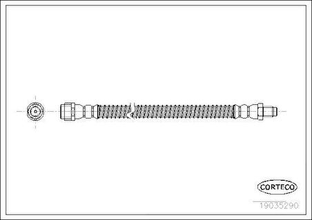 FREN HORTUMU ARKA MERCEDES S-CLASS W221 W222 C216 C217 A217