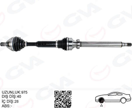 ÖN AKS KOMPLE SAG VOLVO XC60 I 10 15 D3-D4-T5-T6 XC60 II 15 D4 OTOMATİK ŞANZIMAN 8 VİTES