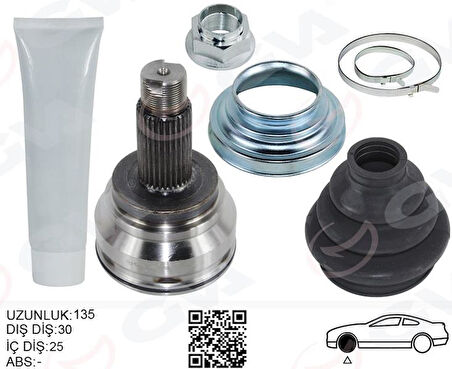 AKS KAFASI ARKA SAĞ/SOL BMW F10 F12 F13 F06 F25 F26 135MM
