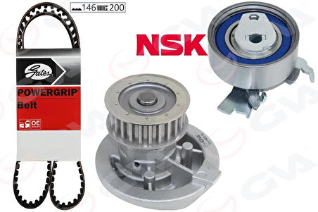 DEVİRDAİMLİ EKSANTRİK GERGİ KİTİ VECTRA A-OMEGA A-ASTRA F-CALIBRA-KADETT E 1.8i-2.0i 8V 18SV-C18NZ