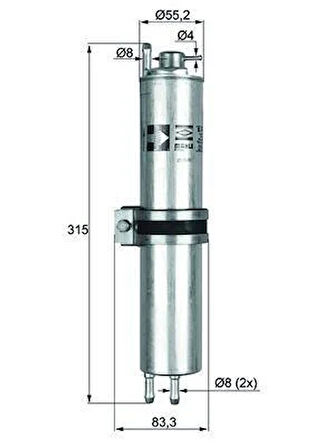 YAKIT FILTRESI BMW N62 M54 E65 03 08