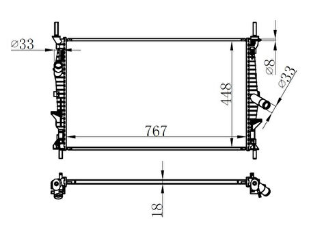 MOTOR SU RADYATORU TRANSIT TUORNEO CUSTOM V362 V363 2.2TDCI 100PS 125PS 135PS 140PS 155PS 12