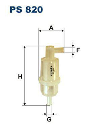 YAKIT FILTRESI MERCEDES OM615 OM616 OM617 W123 W202 W124 W460