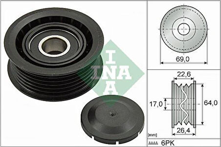 KAYIS GERGI RULMANI MERCEDES W202 W203 CL203 C209 C219 W210 W211 W163 W463 W220 W221 KANALLI