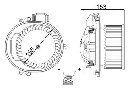 KALORIFER MOTORU BMW N47 B46 B47 B48 F20 F30 F22