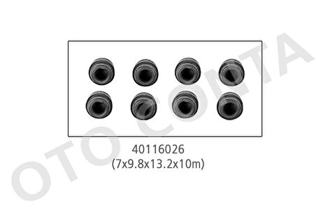 SUBAP KEÇESİ TK R9-R12 1400- R19 1.2-1.4 8V-CLIO 1.4-1.6- MGN- LGN 1.4-1.6 8V- MASTER- KNG 8 AD V