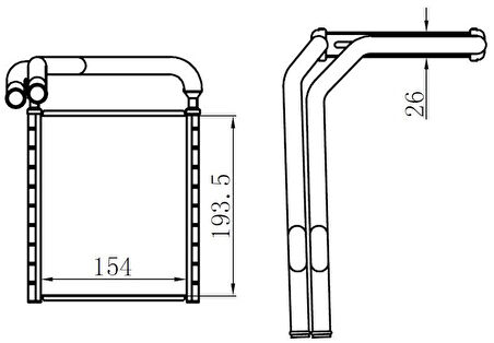 KALORİFER BRAZİNG RADYATOR 154X204X26 ACCENT BLUE 12 GENİŞ TİP