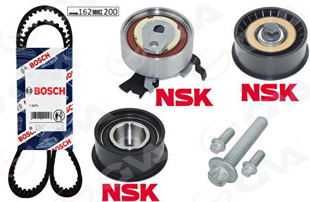 EKSANTRİK GERGİ KİTİ 162x200 ASTRA G-CORSA C-VECTRA C-MERIVA A-ZAFIRA A 1.4-1.6-1.8 16V Z16XE-Z14XE 95518060-1629094-1606306-95516735