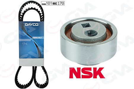 EKSANTRİK GERGİ KİTİ 101x170 P106 I-II-206-306 1.4-1.6-1.6i-SAXO-XSARA 1.6 TU3FM-TU5JP K015347XS