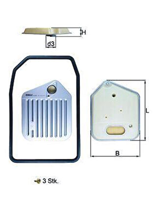 SANZIMAN FILTRESI BMW E34 E39 E32 E38 E53 5HP18