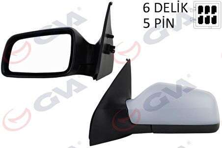 DIŞ DİKİZ AYNASI SOL ASTRA G 98 ELEKTRİKLİ ISITMALI ASTARLI ASFERİK 5 FİŞ VM-168EHPAL