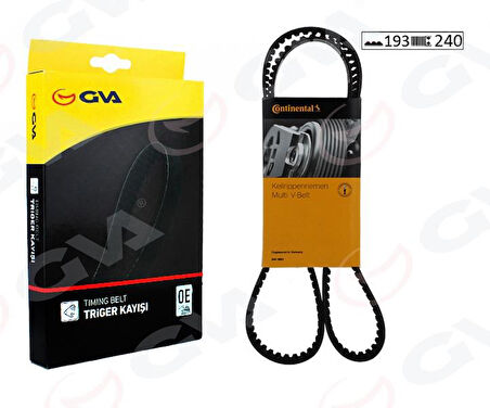 TRİGER KAYIŞI 193x240 BRAVA-DOBLO-MAREA-STRADA 1.9 TD LANCIA KAPPA 2..4