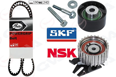 EKSANTRİK GERGİ KİTİ 190x240 BRAVO 96 DOBLO 01 MAREA 99-02 -IDEA 04 1.9JTD KTB317 DAYCO KAYIŞ