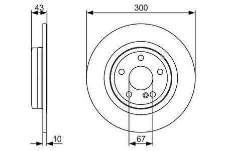 FREN DISKI ARKA MERCEDES SLK-CLASS R172 11