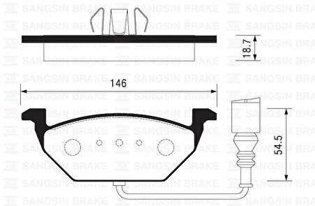 ÖN FREN BALATA FİŞLİ AUDI A3 00- / SEAT IBIZA IV. V 02- / LEON 99- / SKODA FABIA 99- / OCTAVIA 99- / ROOMSTER 06- / VW BORA 98-05 / GOLF IV.V.VI 98- / JETTA 08- / CADDY III 04- / POLO 02-10