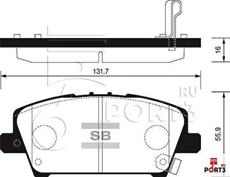 ÖN FREN BALATA HONDA CIVIC 1.8L R18A VTEC FK2 Hatchback 06- / 1.4L L13Z1 FK1 sport 09-