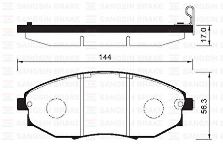 ÖN FREN BALATA CHEVROLET EPICA 2.0L 2.5L 06-