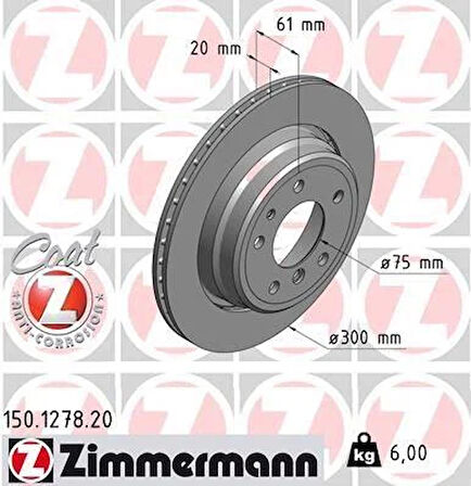 FREN DİSKİ ARKA BMW M5 E34 88 95 E34 V8 4.0 92 96