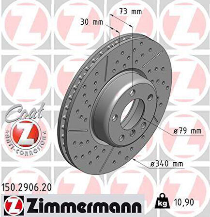 FREN DISKI ON ADET BMW F20 F22 F23 F32 F34 F36 M-SPOR PAKET DELIKLI