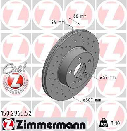 FREN DISKI ON BMW DELİKLİ G20 G22 G23