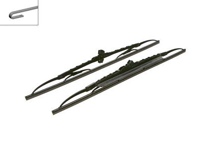 SİLECEK 53 53cm SPOİLERLİ PASSAT T4 A4 SAMARA VOLVO 850 S70 C70 SAAB 900 9.3