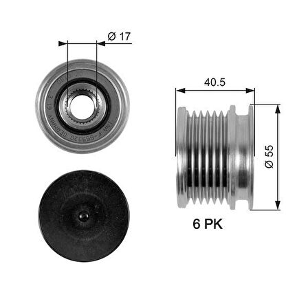 ALTERNATOR KASNAGI MERCEDES W203 W210 W220 W639 B901 B906