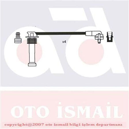 BUJİ KABLO TK ESCORT 1.6-1.8-2.0 16V 96 - CLX FIESTA-MONDEO 1.6-1.8 16V