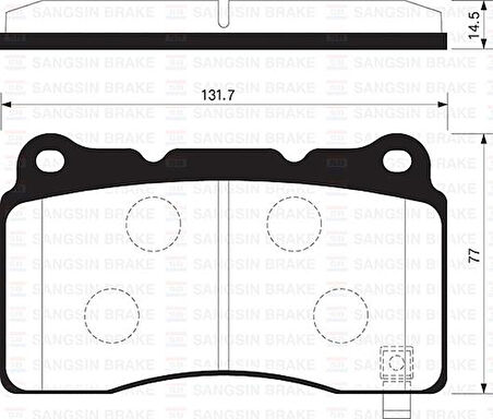 FREN BALATASI ÖN ALFA ROMEO 159 05 11 GIULIETTA 10 BRERA 06 11 SPIDER 06 11 LANCIA DELTA III 07 14 FIAT BRAVO II 07 14 1.4TBı 1.6JTD 1.8TBı