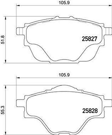 ARKA FREN BALATASI ASTRA L-GRANDLAND-C4 GRAND/SPACETOURER-C5 AIRCROSS-P508-P5008-P308-P3008-DS4-DS7 290mm