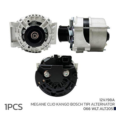 ALTERNATÖR 12V 98A MEGANE CLIO KANGO BOSCH TIPI