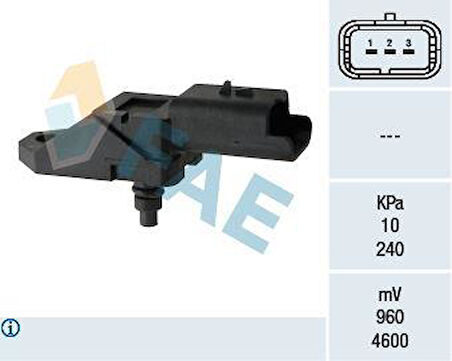 EMME BORUSU BASINÇ MAP SENSÖRÜ P206-P207-P307-P308-P407-P508-PARTNER-BERLINGO-C2-C3-C4-C5-JUMPY- EXPERT-XSARA 1.6-2.0HDİ FOCUS-KUGA-FIESTA 1.6-2.0 TDCI