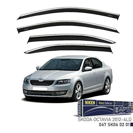 KROMLU CAM RÜZGARLIĞI SKODA OCTAVIA 2012- 4LÜ