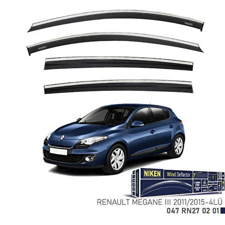 KROMLU CAM RÜZGARLIĞI RENAULT MEGANE III 2011-2015 4LÜ