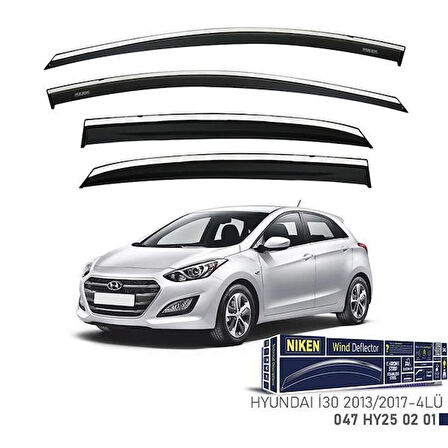 KROMLU CAM RÜZGARLIĞI HYUNDAI I30 2013-2017 4LÜ