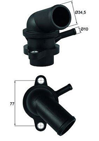 TERMOSTAT 88 C CHEVROLET KALOS 1.4 LACETTI 1.4 16V LOVA-NUBIRA Estate-REZZO-VIVANT 1.6